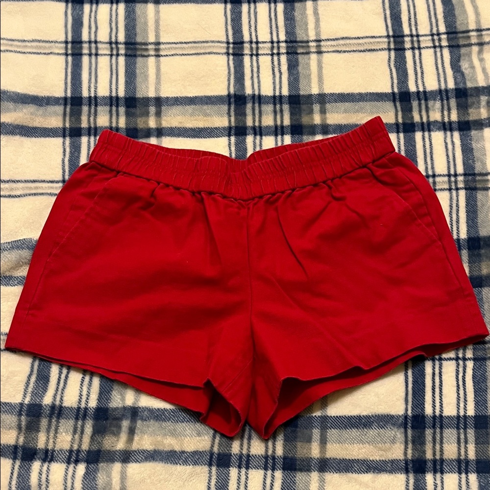 J. Crew Red Women's Athletic Shorts